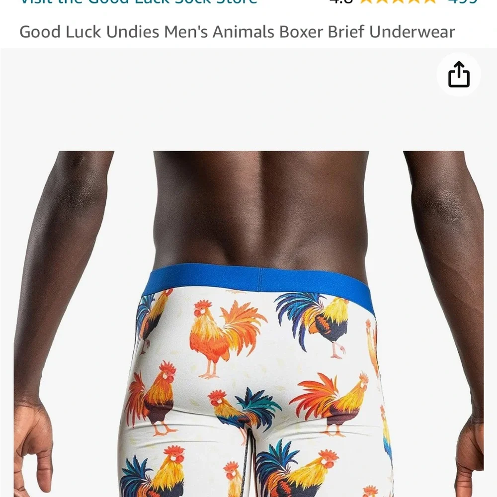 GOOD LUCK MEN UNDERWEAR, Size XL, NEW IN BOX.